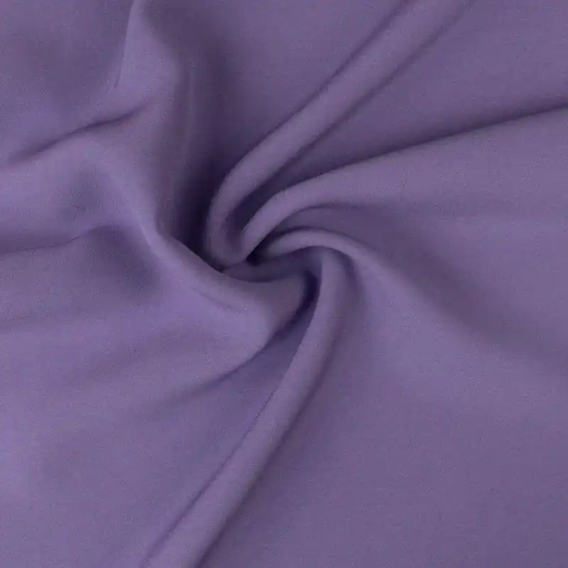 Viskosestoff, Crêpe, flieder dunkel, uni Wochenendangebot
