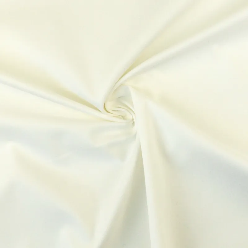 Baumwollstoff, Satin, offwhite, uni Gleich Bestellen