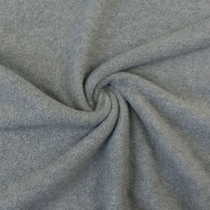 Fleecestoff, grau, uni Schnäppchen