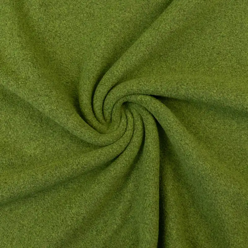 Beliebt Fleecestoff, gelbgrün, meliert