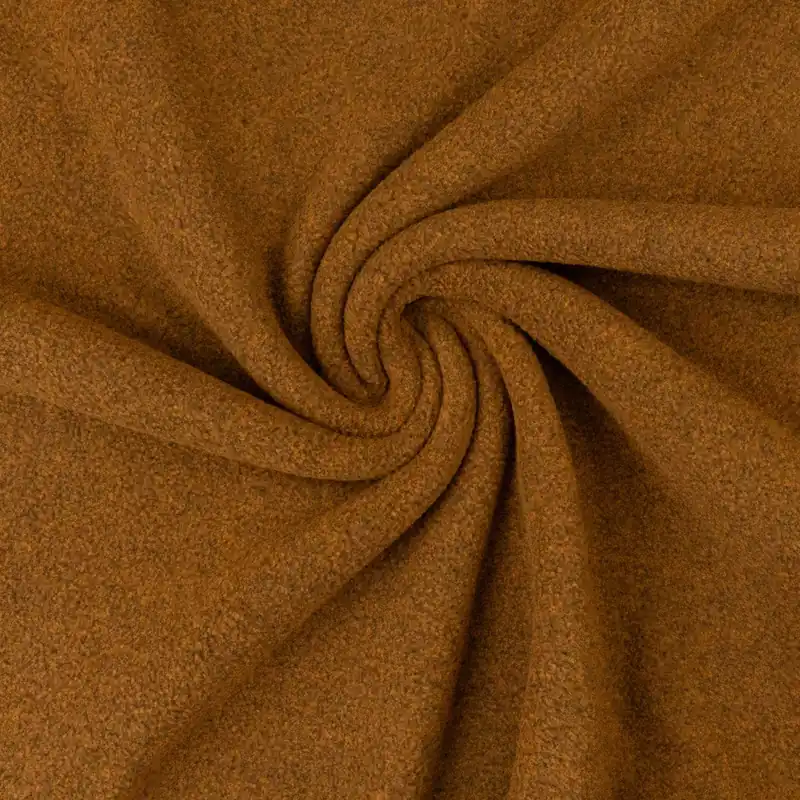 Fleecestoff, braun, meliert Begrenztes Angebot