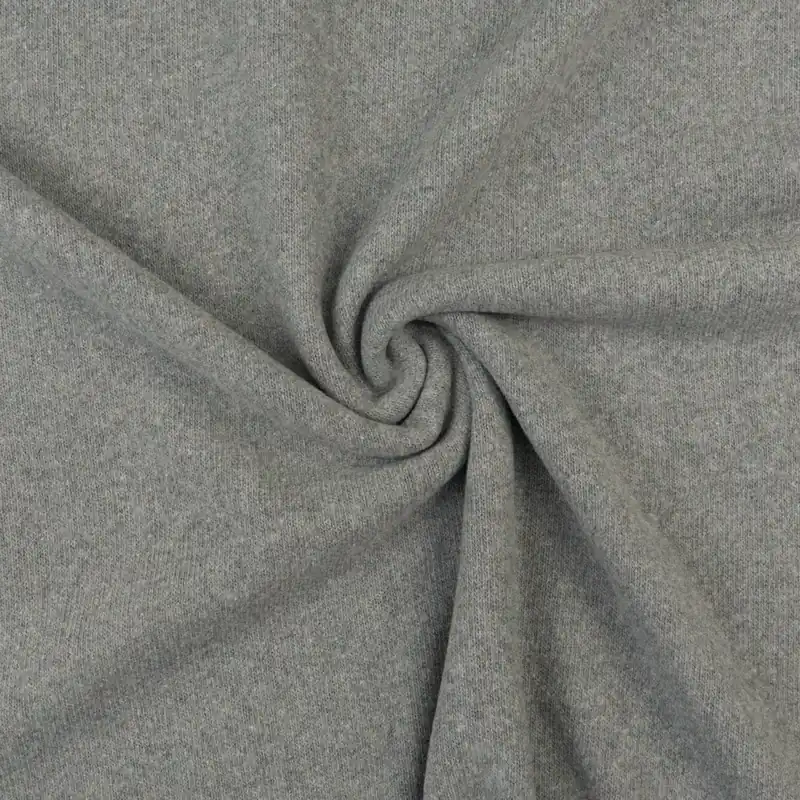 Weicher Feinstrick, grau, meliert Direktkauf