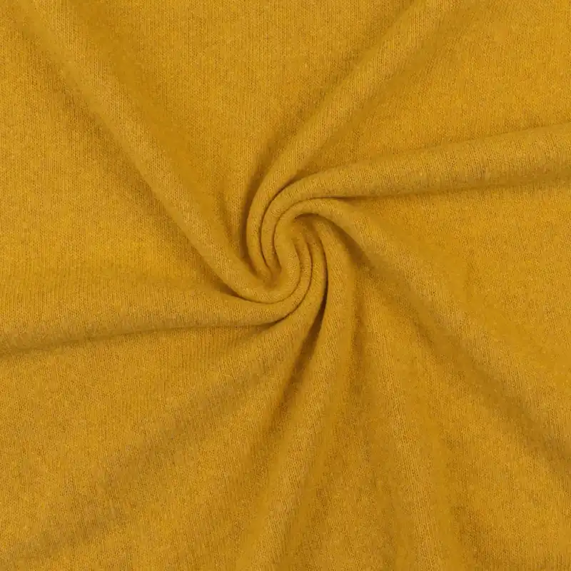 Weicher Feinstrick, curry, meliert Must-Have