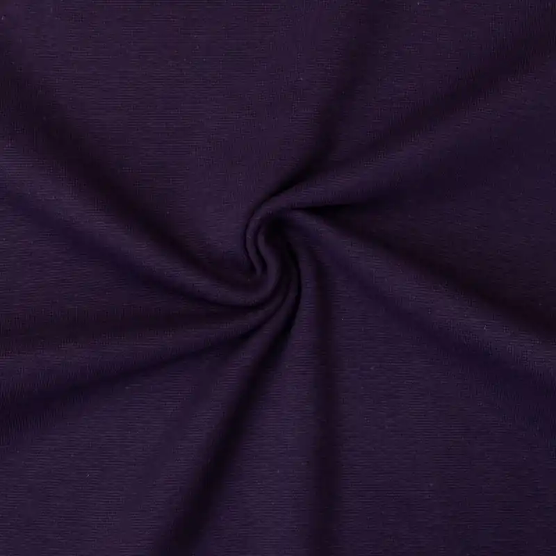Günstig elastischer Bündchenstoff, aubergine, uni