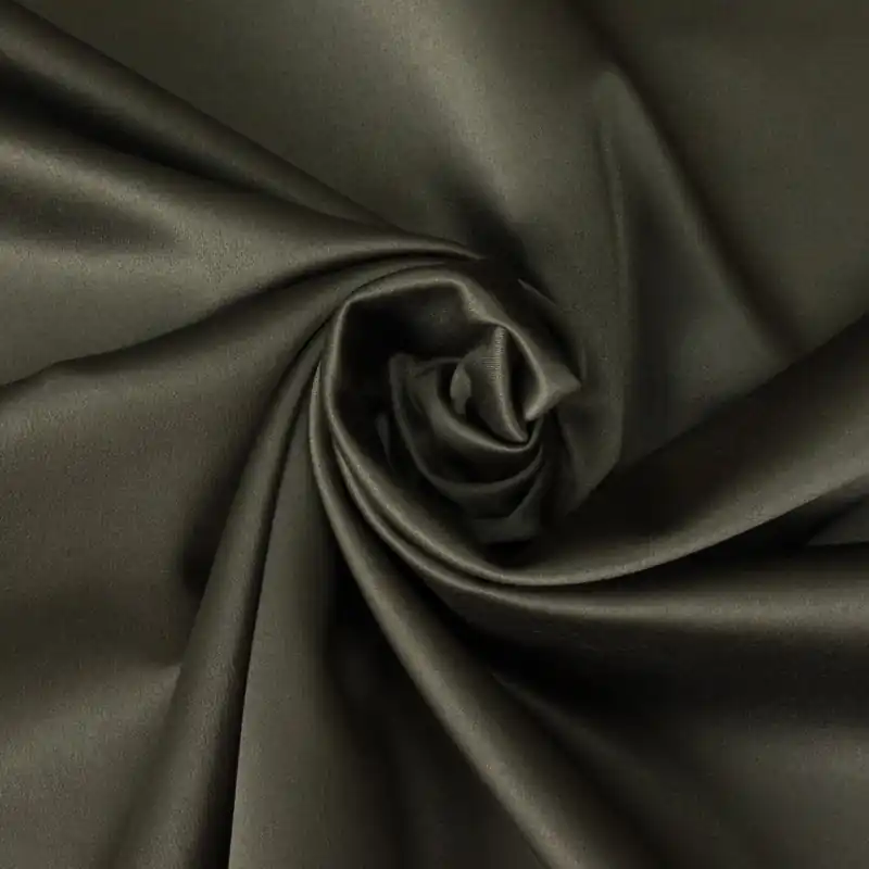 Online Kaufen Baumwollstoff, Satin, taupe dunkel, uni
