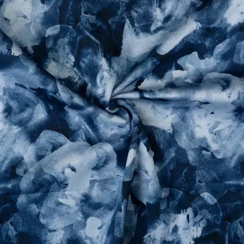 Must-Have Bengaline, blautöne, abstrakt gemustert