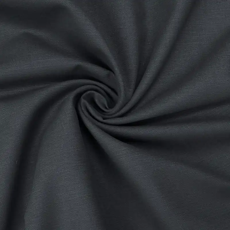 Dekostoff, Ottoman, dunkelgrau, uni, 2,80m Breite Geld-Zurück-Garantie