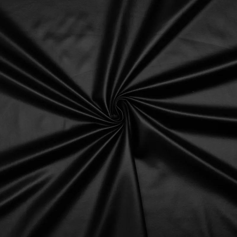 elastischer Lamé, schwarz, uni Schnäppchen