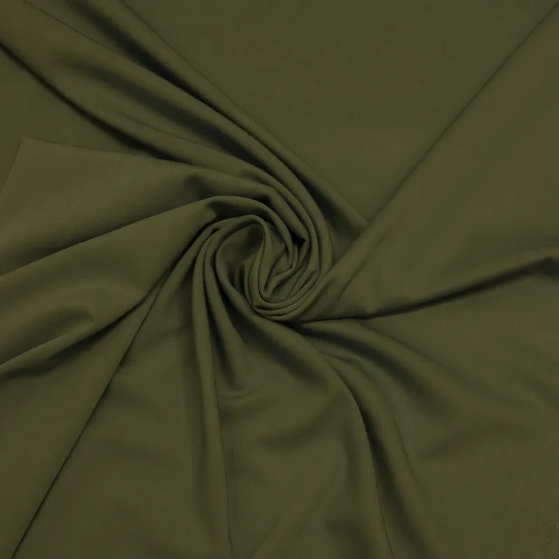 Viskosestoff, Twill, grün, uni Mengenrabatt