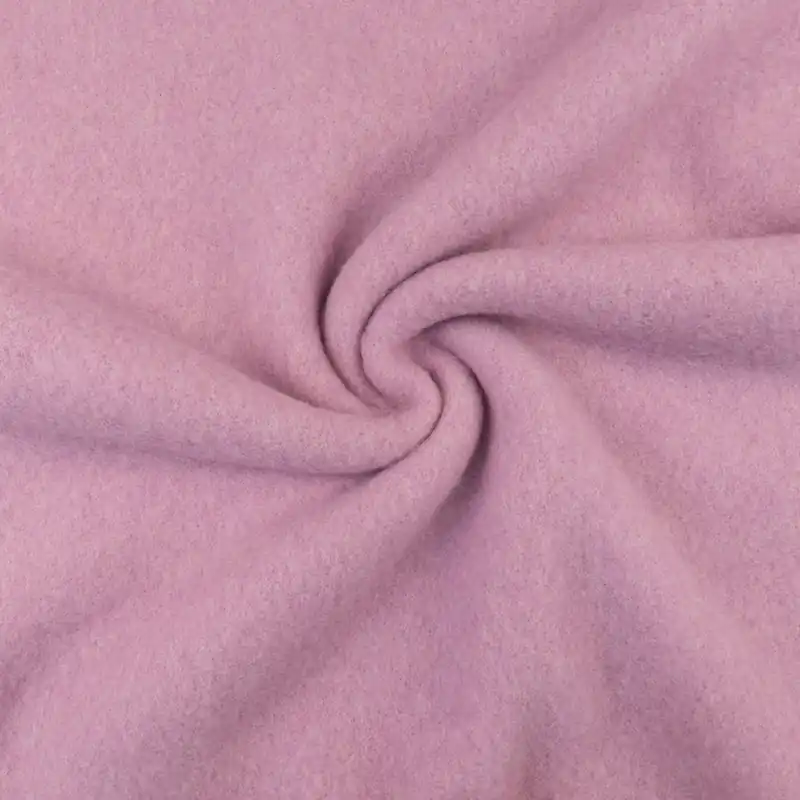 Wollstoff, Fleecestoff, rosa, uni Angebot