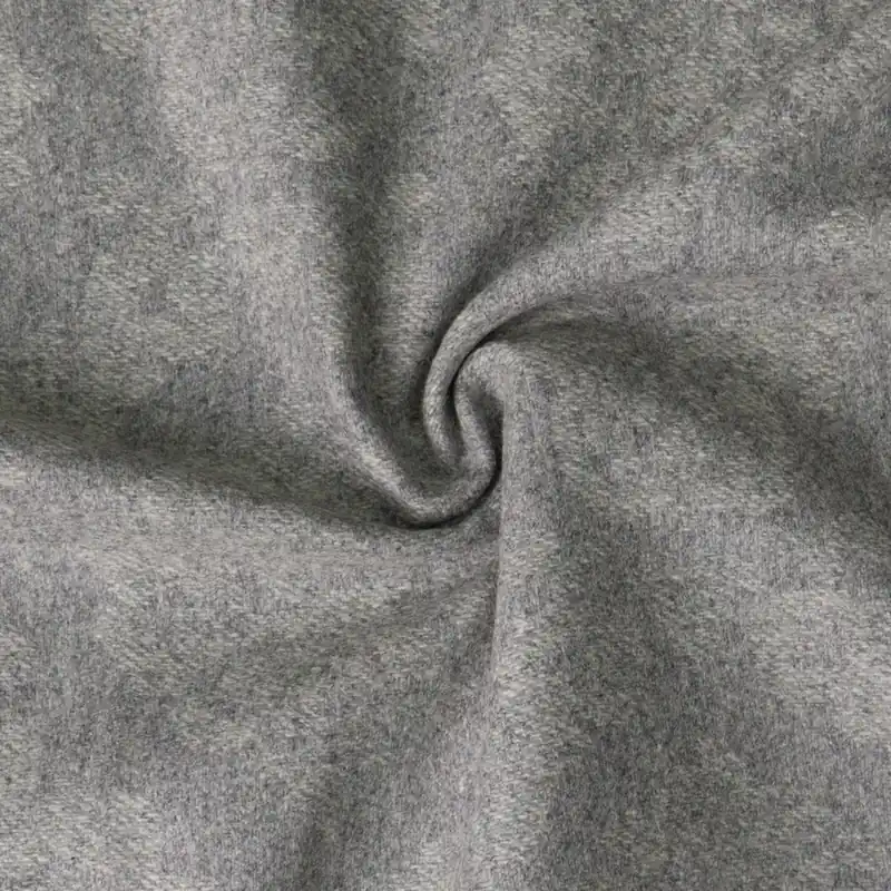 Double Face, grau, Webstruktur, meliert, floral gemustert Rabatt