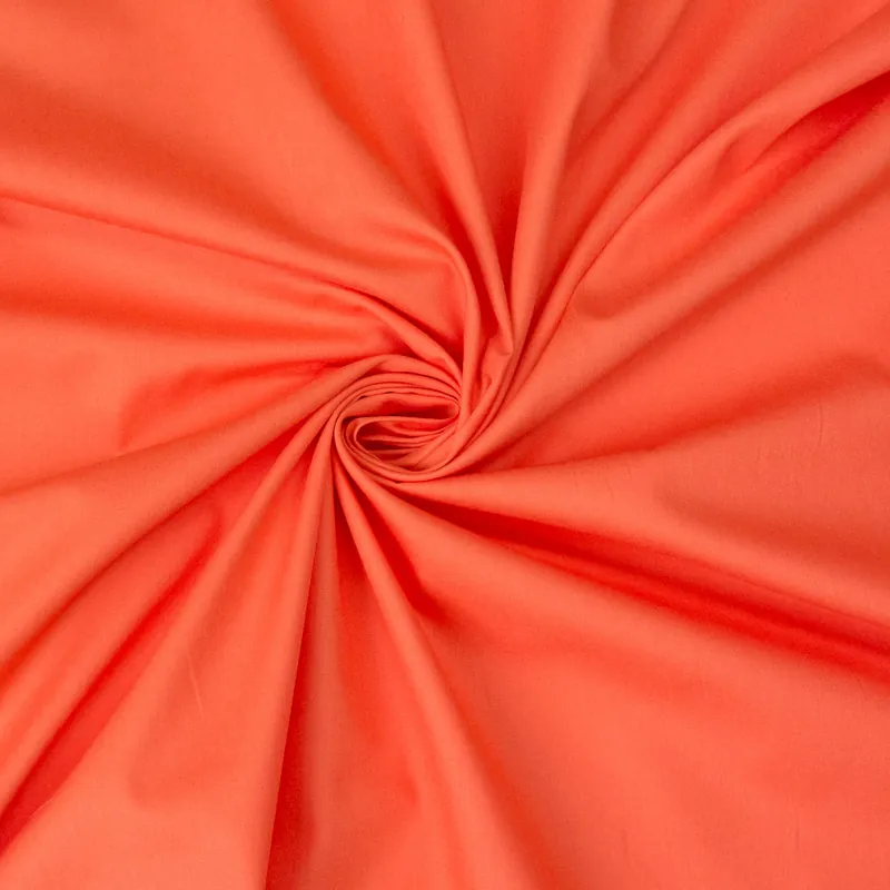 Bestseller Baumwollstoff, Cretonne, orange, uni