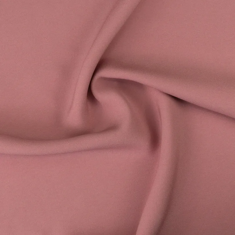 Viskosestoff, Crêpe, rosa dunkel, uni Gratis Versand