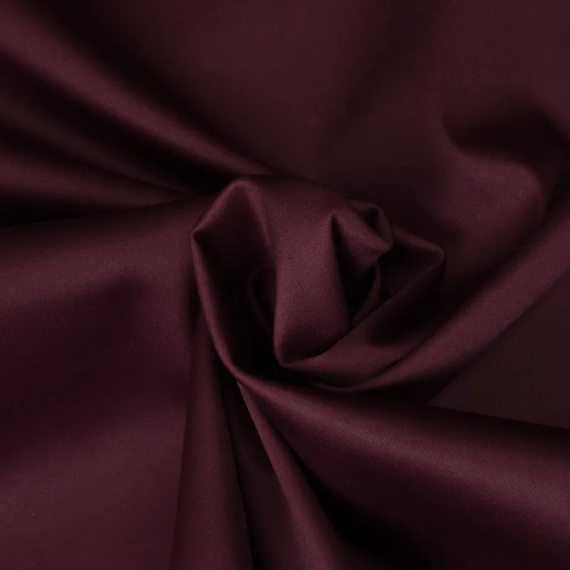 Must-Have Baumwollstoff, Satin, bordeaux, uni