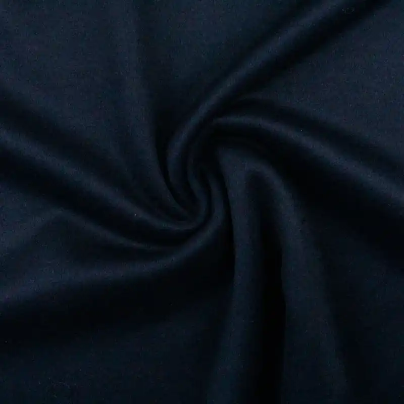 Mantelvelour, schwarzblau, uni Direktkauf