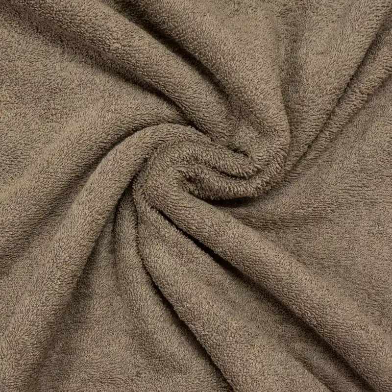 Highlight Frotteestoff, taupe, uni