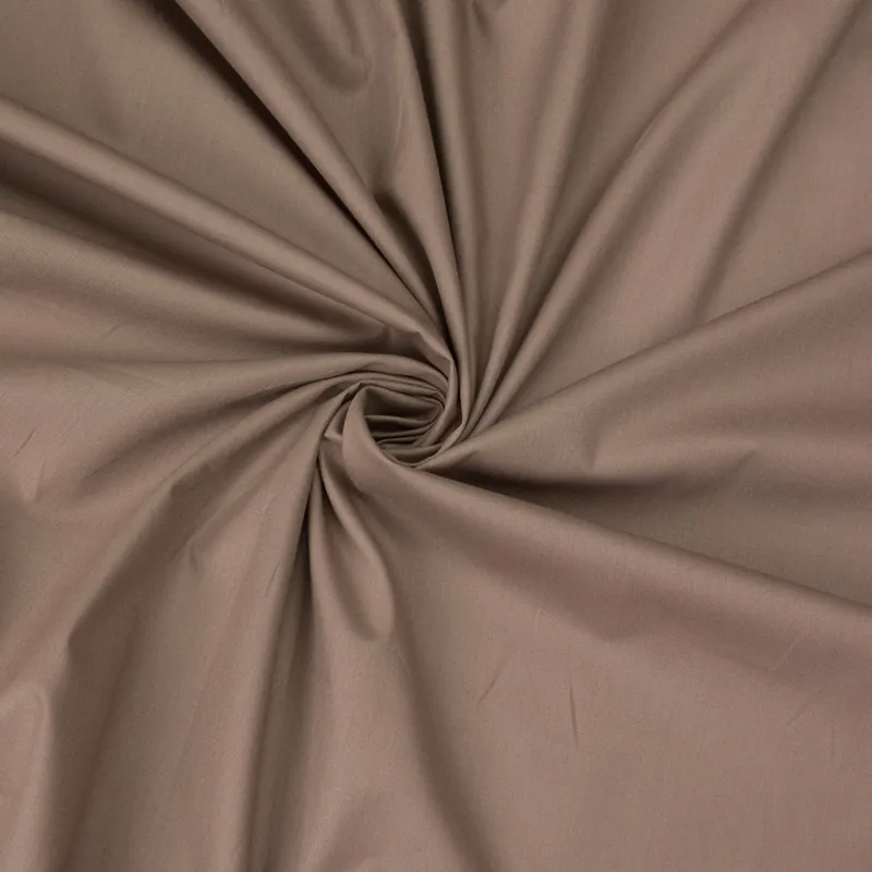 Baumwollstoff, Cretonne, graubraun, uni Jetzt Bestellen