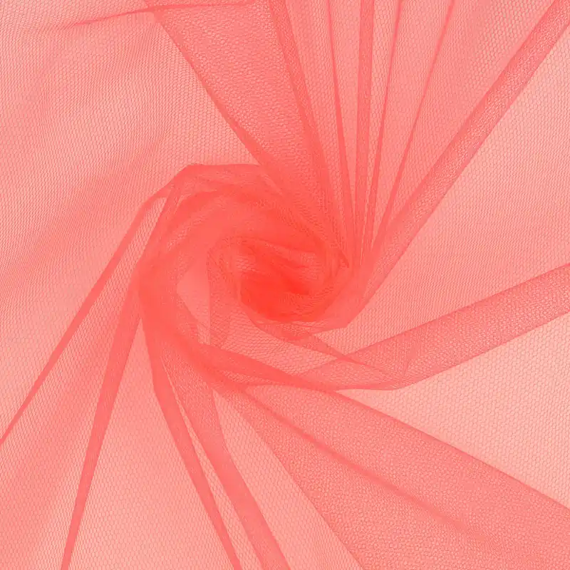 Top-Angebot Tüllstoff, rotorange, uni