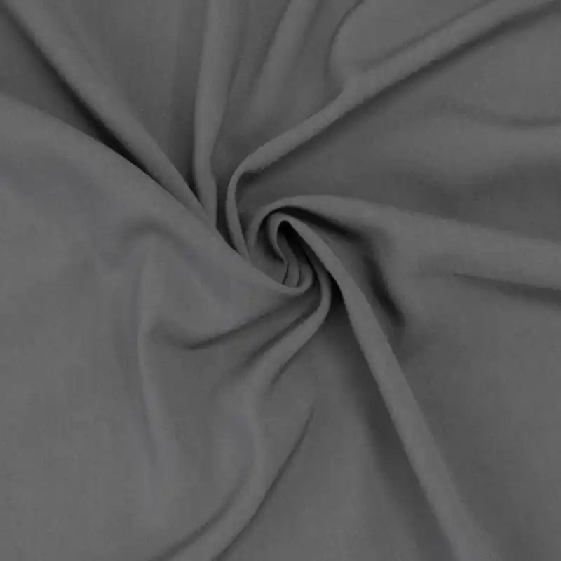 Bestpreis Elastischer Viskosestoff, dunkelgrau, uni