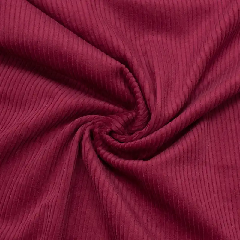 Garantierte Lieferung Weicher Cordstoff, beere, uni