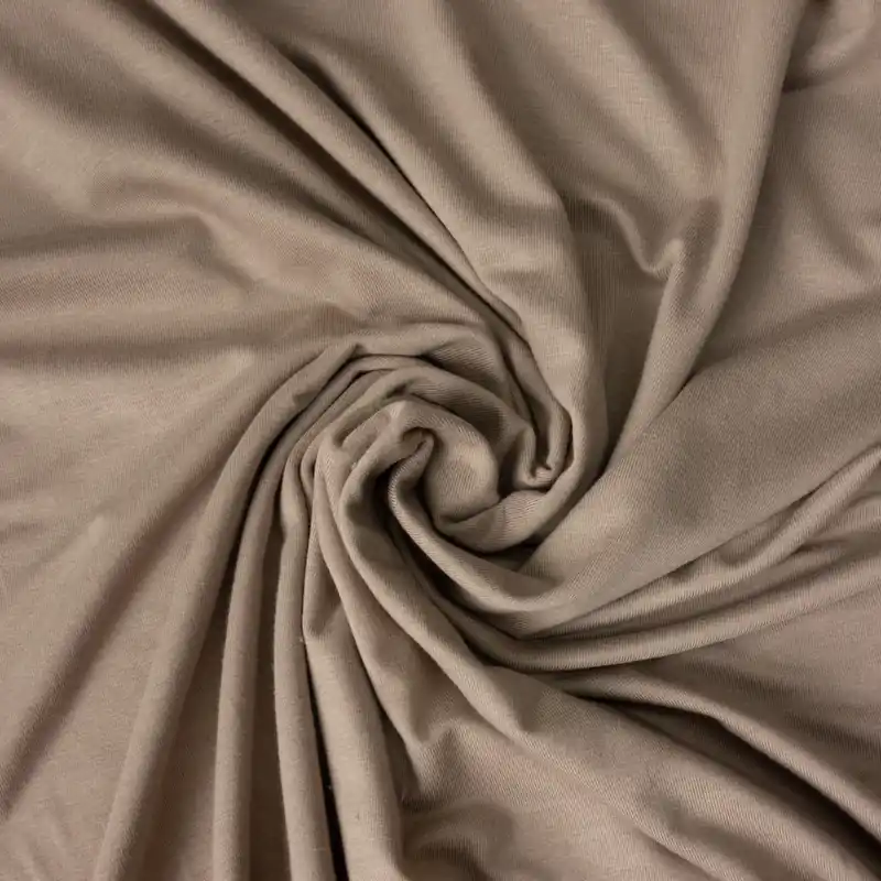 Viskosejersey, taupe hell, uni Im Trend