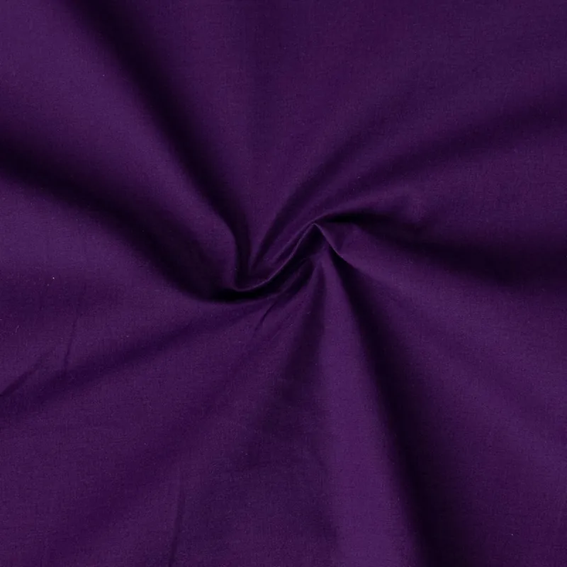BIO Baumwollstoff, Popeline, lila, uni Sichere Zahlung