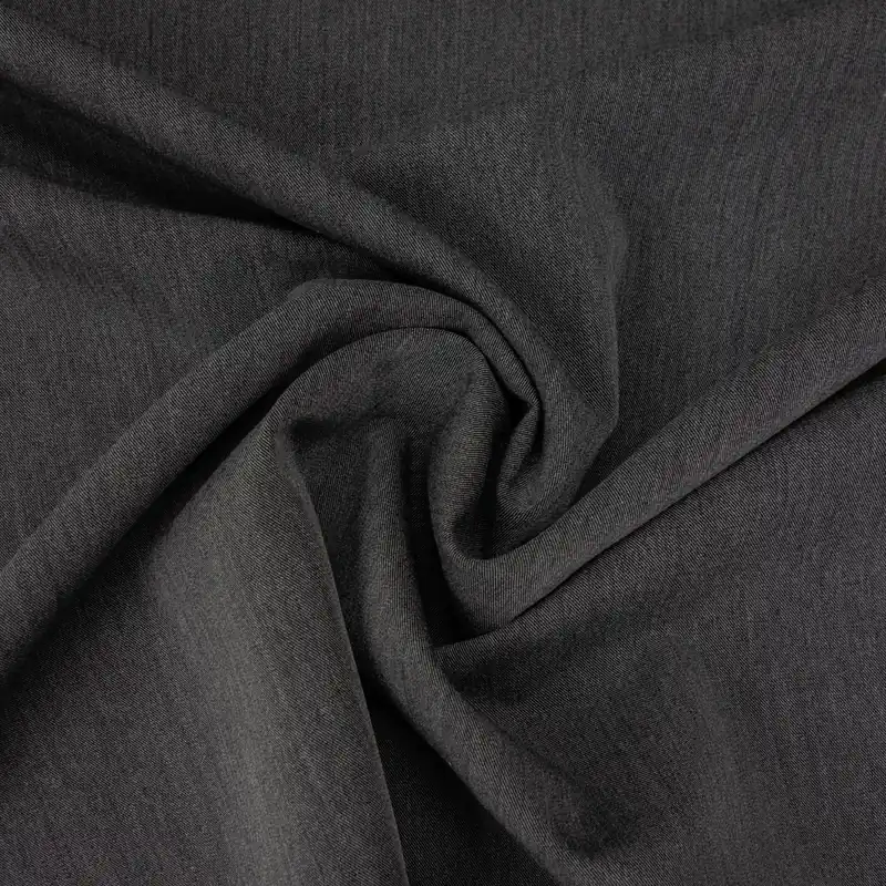 Twill, meliert, dunkelgrau Angebot