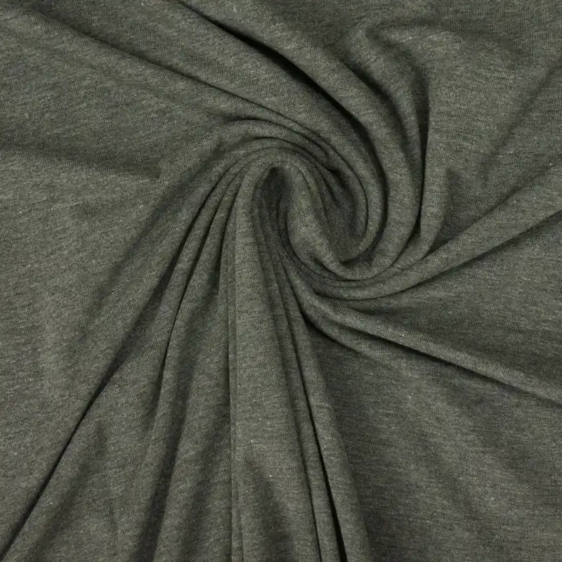 Jersey , meliert, grau Knallerangebot