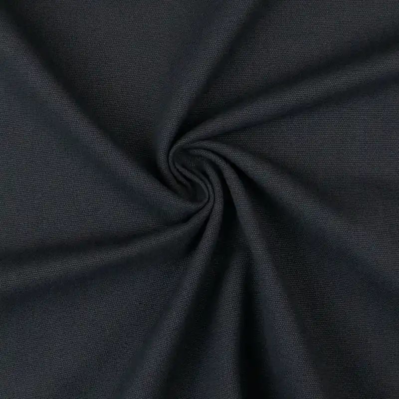 Robuster Baumwollstoff, Canvasstoff, dunkelgrau, uni Geld-Zurück-Garantie