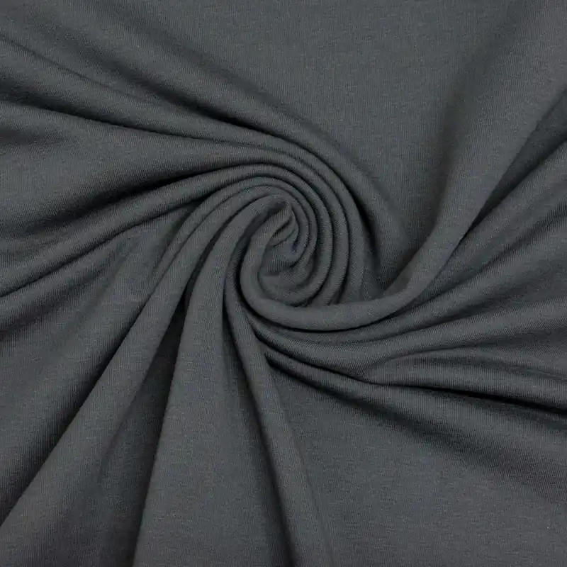 BIO French Terry, grau, uni Billig