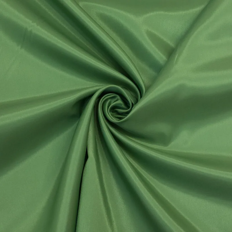Futterstoff, Taft, grün, uni Direktkauf