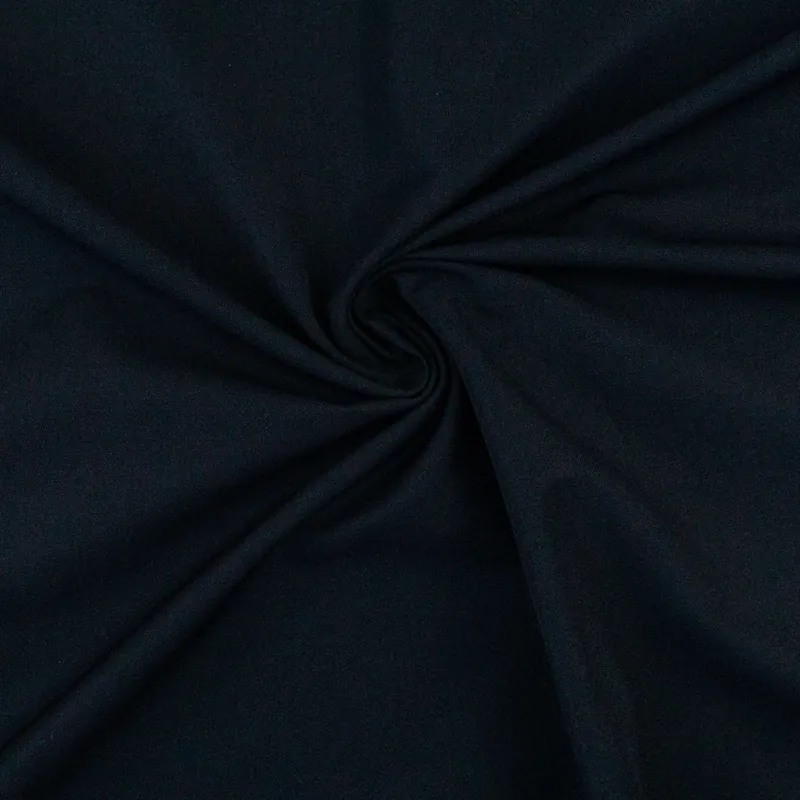 Viskosestoff, Twill, dunkelblau, uni Top-Qualität