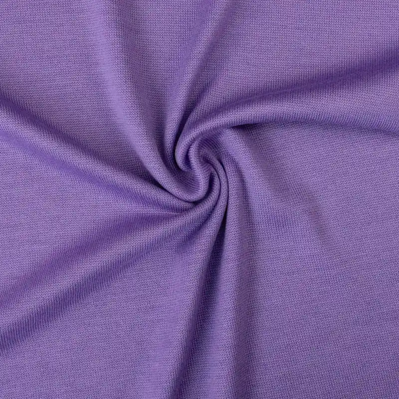 Großhandel Weicher Wollstoff, Feinstrick, flieder dunkel, uni