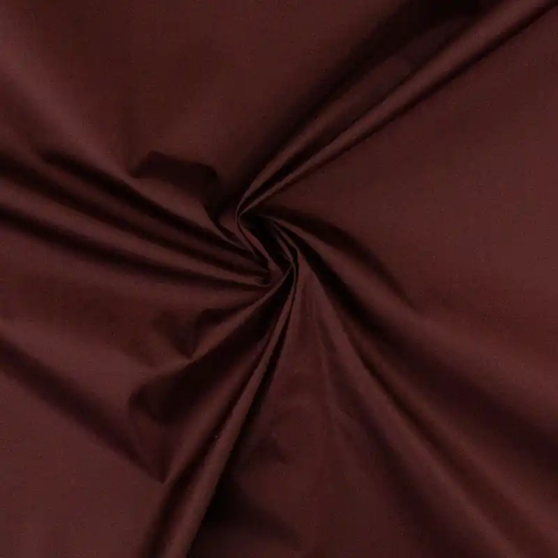 Feines Kunstfasergewebe, Taft, dunkelrot, uni Kostenloser Rückversand