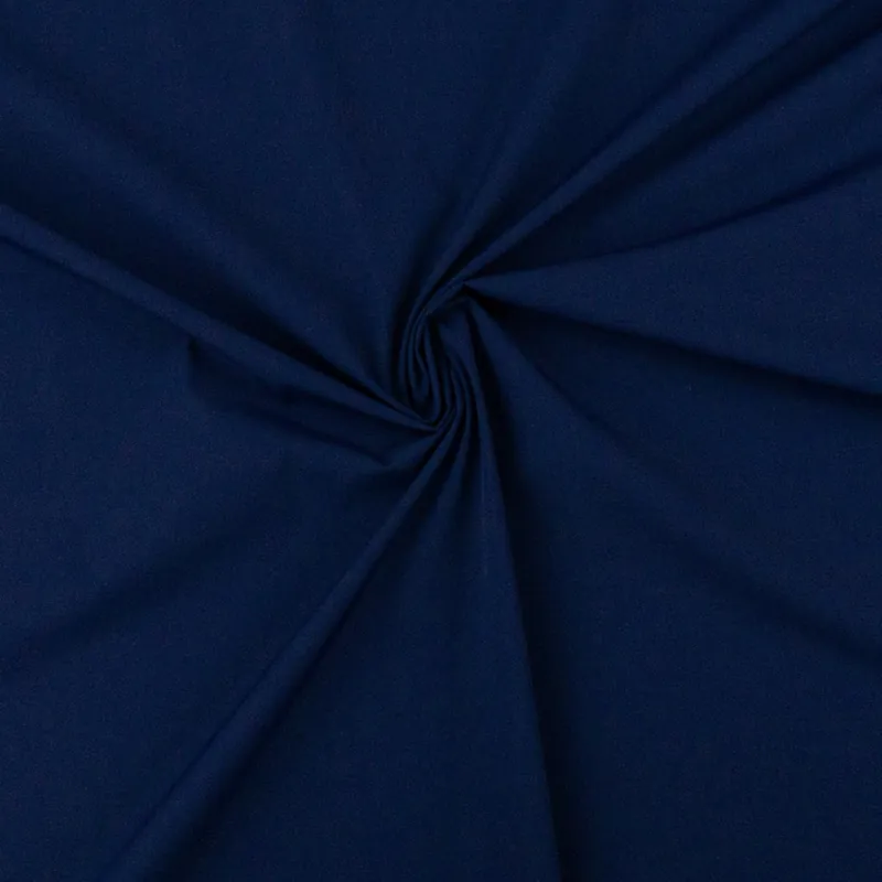 Neue Ware Elastisches Kunstfasergewebe, dunkelblau, uni