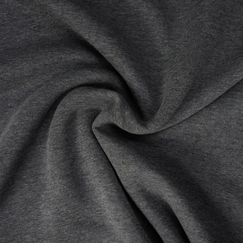Preisreduziert Sweatstoff, dunkelgrau, meliert