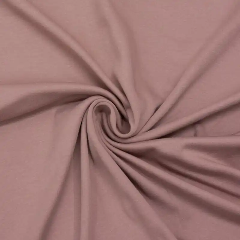 Baumwolljersey, altrosa, uni Zertifiziert