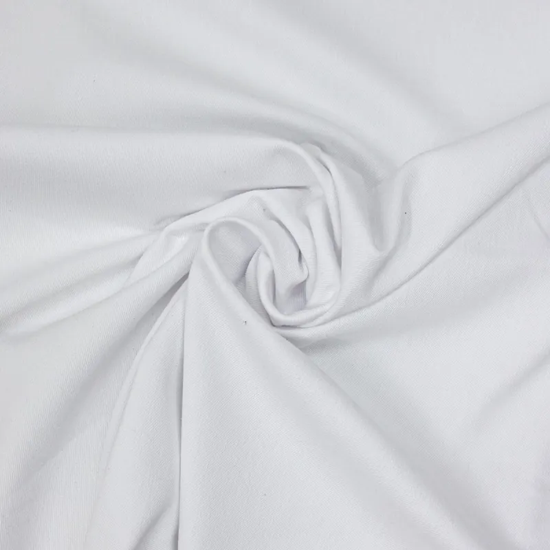 Kostenloser Rückversand Jeansstoff, weiß, uni