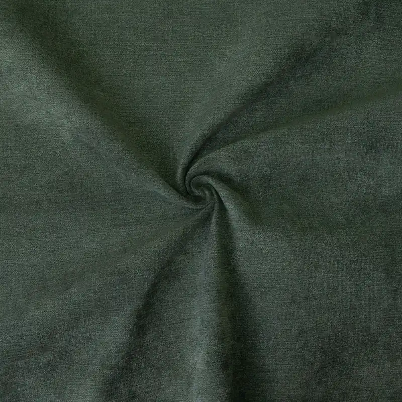 Top-Preis Robuster Polsterstoff, Velour, graugrün, schwarz, uni