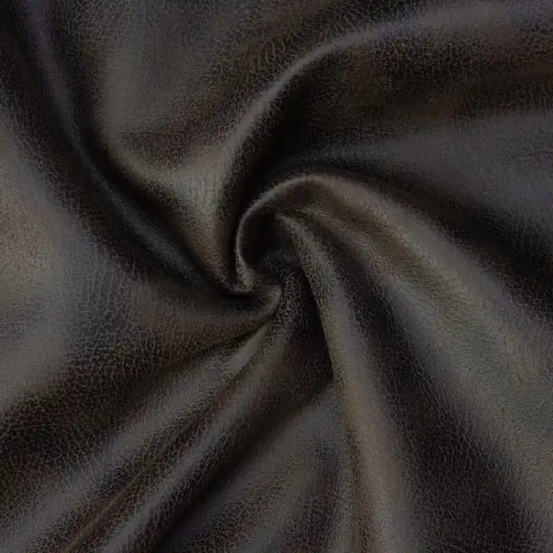 Finale Aktion Lederimitat, Fellimitat, schwarzbraun, ecru, uni