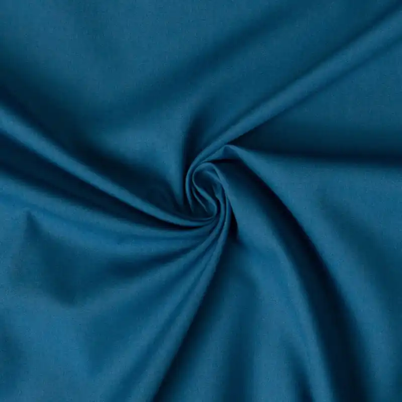 Finale Aktion BIO Baumwollstoff, Popeline, mittelblau, uni