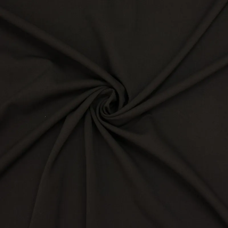 Knallerangebot Wollstoff, Gabardine, schwarzbraun, uni