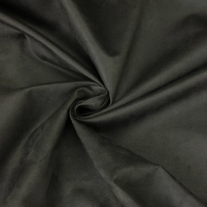 Gleich Bestellen Velourlederimitat, schwarzgrün, uni