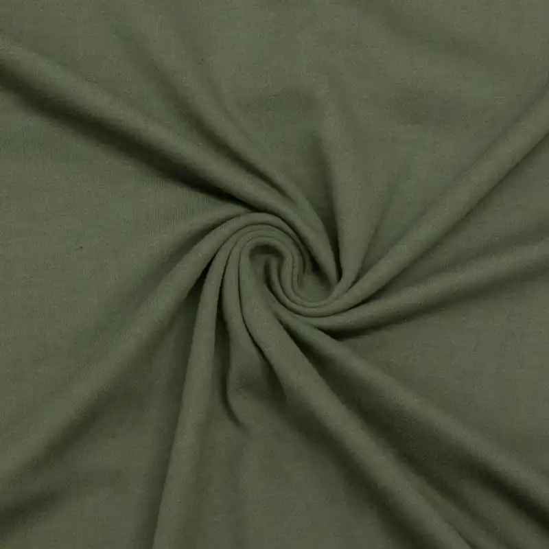 Bestseller Baumwolljersey, uni, oliv