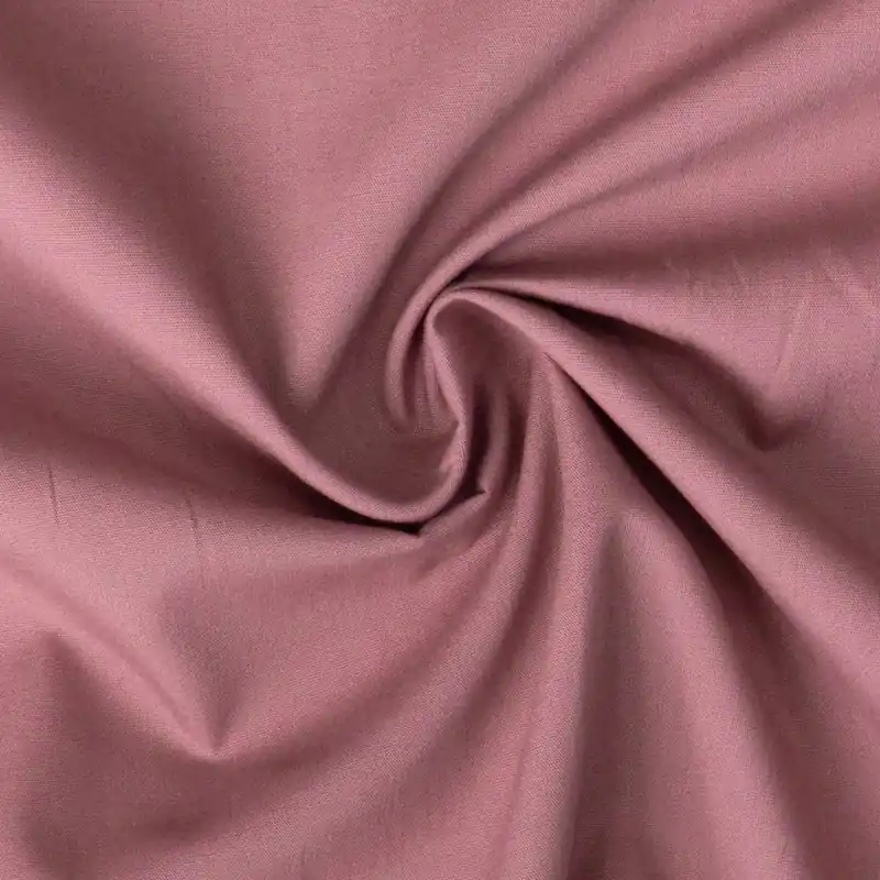 BIO Baumwollstoff, Popeline, rosé, uni Begrenztes Angebot