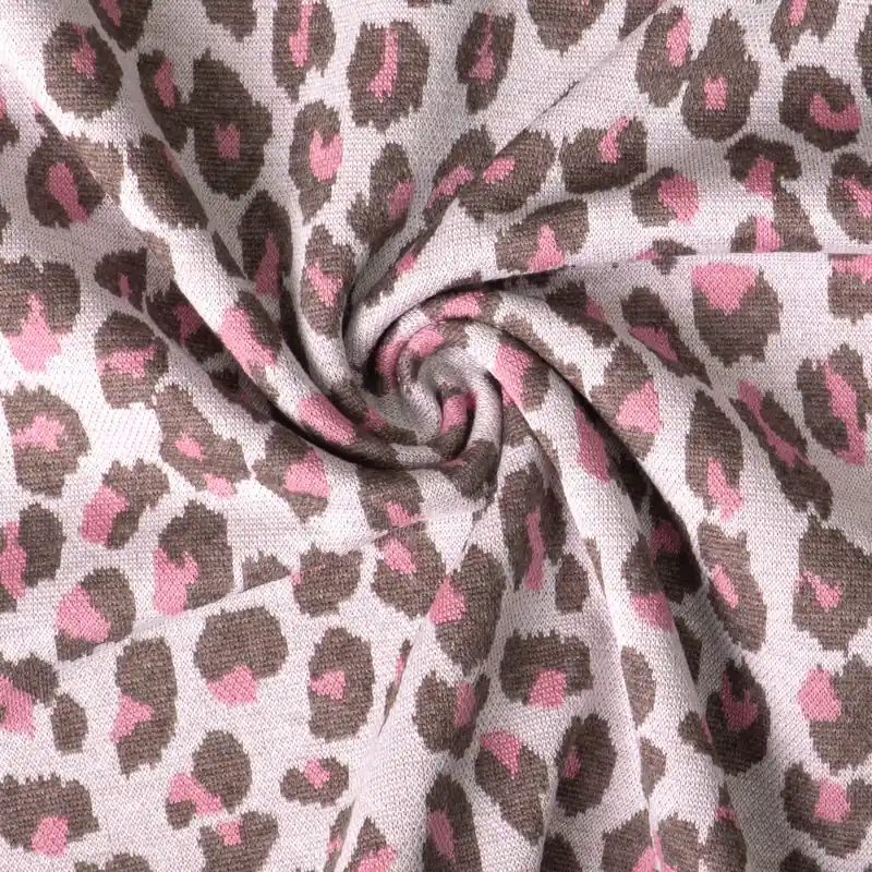 Kracherpreis Feinstrick, rosa hell, pink, grau, Animal-Muster