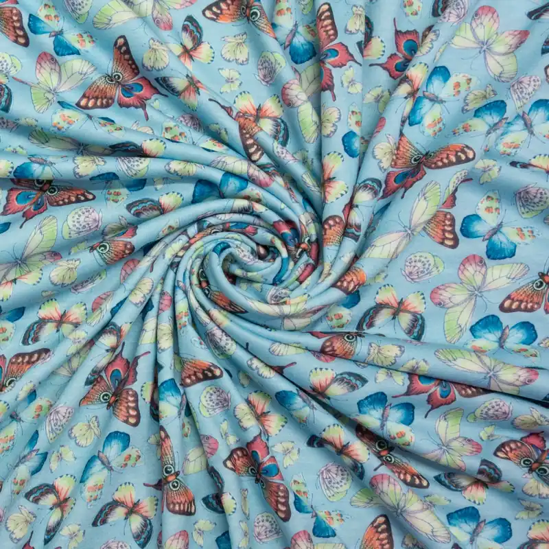 Jersey, blautöne, rosa, Kindermotive – Tiere Kostenloser Rückversand