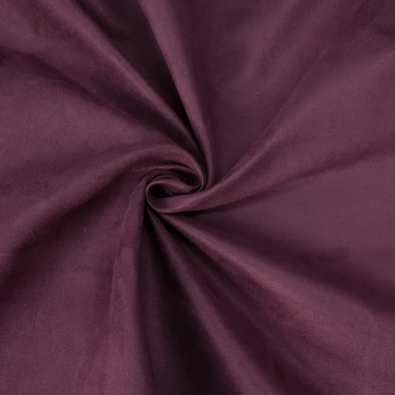 Velourlederimitat, bordeaux, uni Zertifiziert