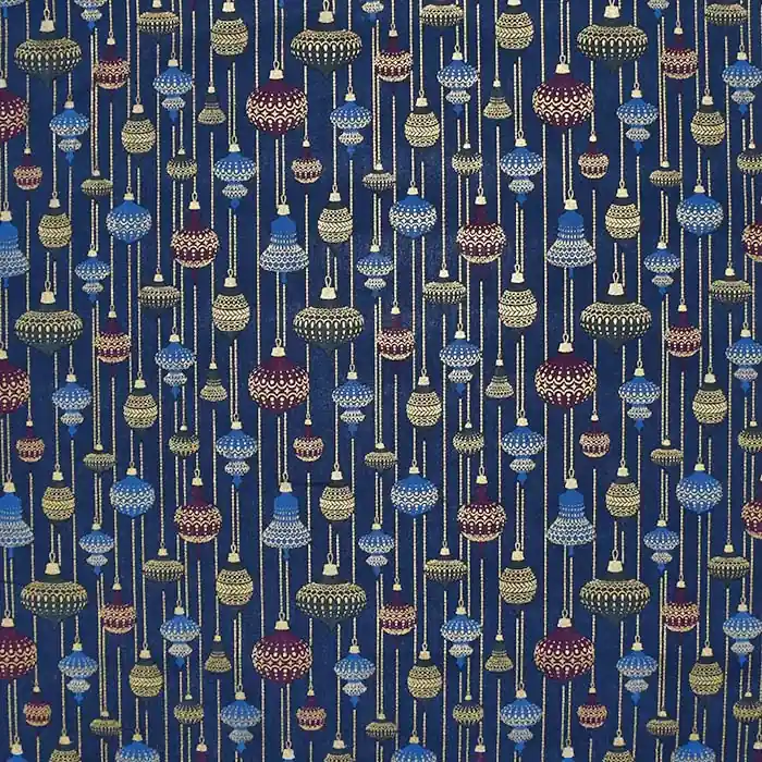 Baumwolle, Popeline, festlich, 28551-008, blau Nur Heute