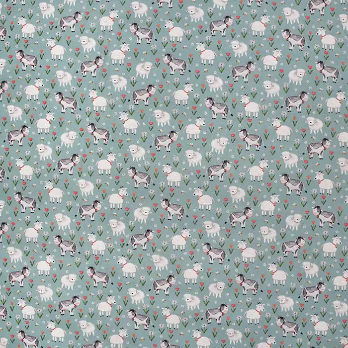 Highlight Baumwolle, Popeline, digital, Tiere, 29401-5475